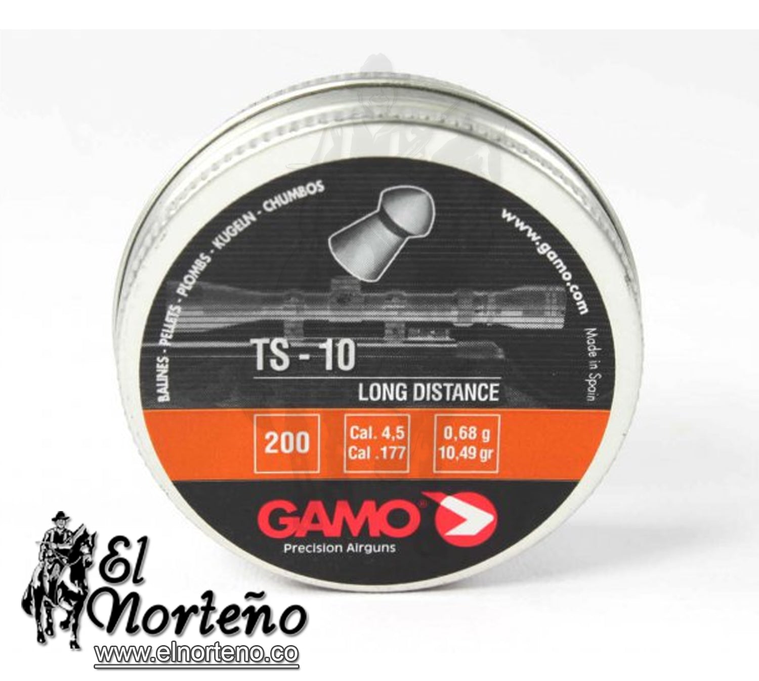 DIABOLO GAMO TS-10 4.5 (TIRO AL BLANCO)