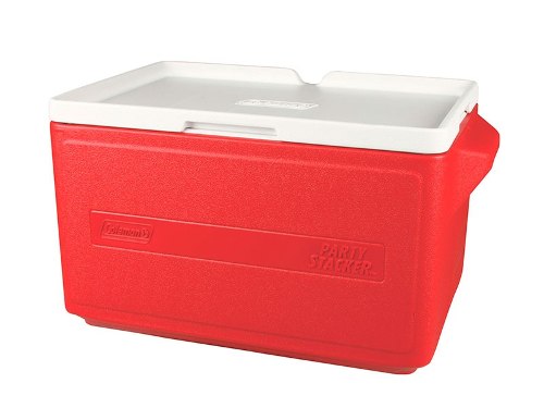 Hielera Coleman 48 Latas Roja Party Stacker 3000000481