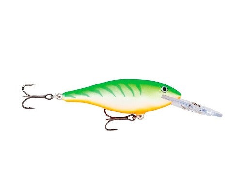 Carnada Rapala Sr-5 Sr05gtu Shad Green Tiger
