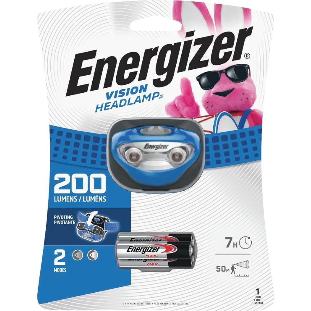 LINTERNA ENERGIZER HDA32E VISION LED HEADLIGHT 80 LUMENS 3AAA