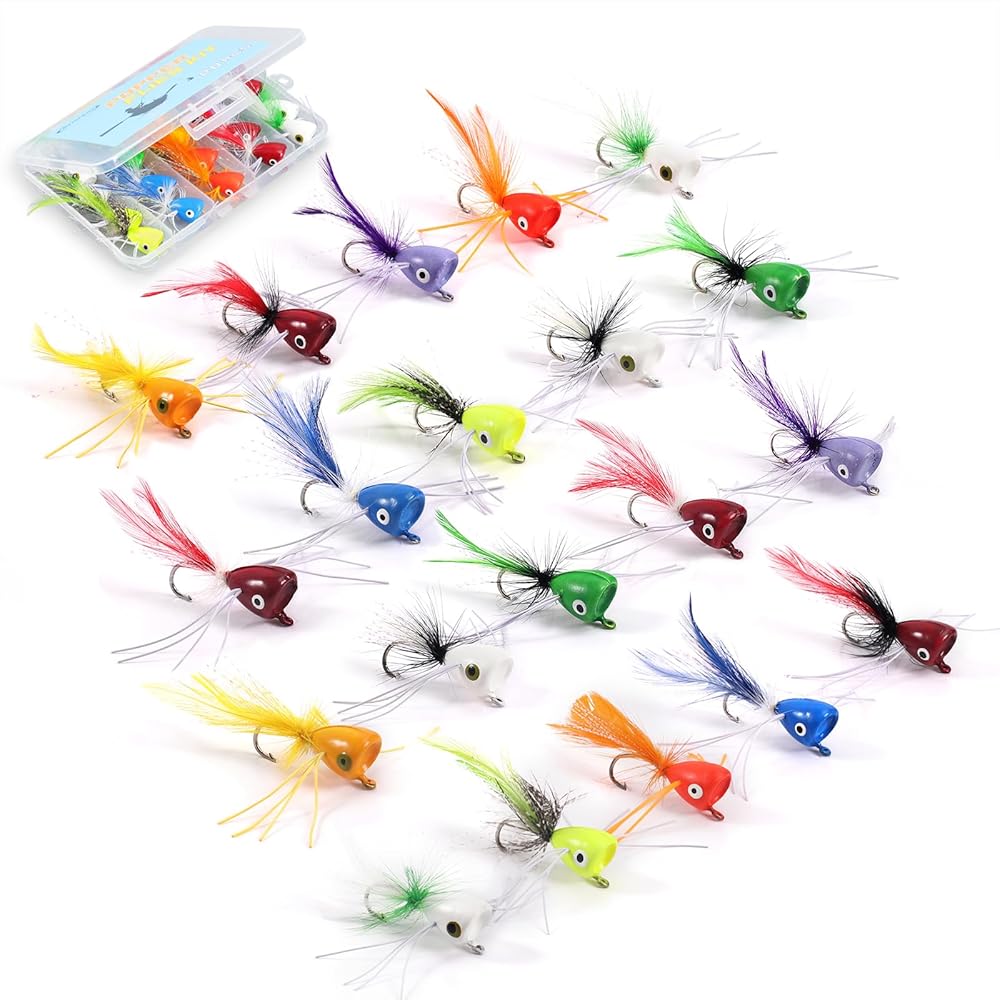 SEÃ‘UELO BETTS 609-8-9 POP-N ROUND FLY POPPER, SZ 8 ASSORTED