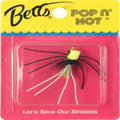 SEÃ‘UELO BETTS 806-10-1 POP HOP FLY POPPER SZ 10, WHITE/BLACK/WHITE