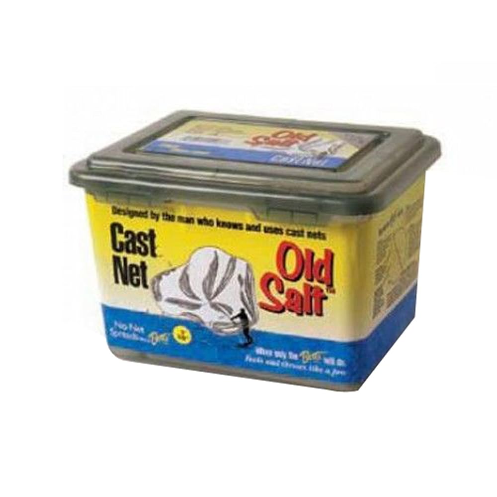 ATARRAYA BETTS 45PM OLD SALT MONO CAST NET 4-1/2 3/8 MESH 1LB LEAD PER FT