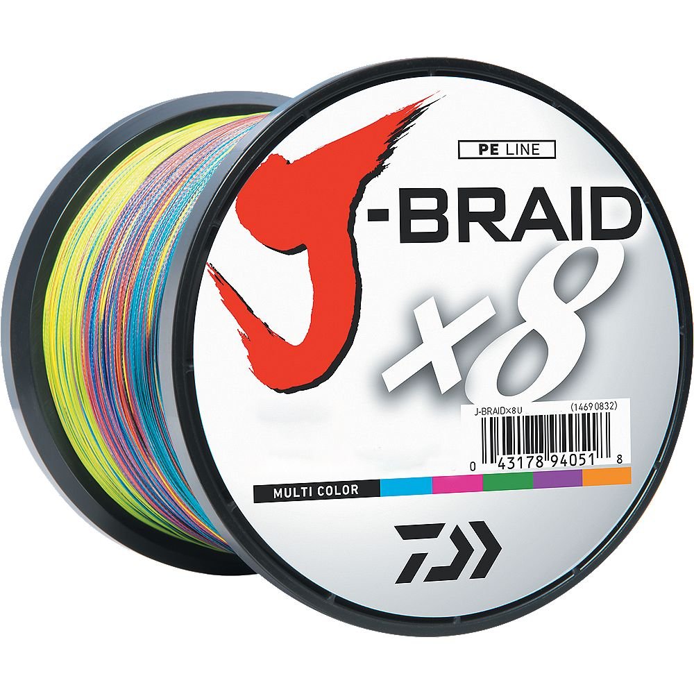 SEDAL DAIWA JBRAID 40 LB 150 YDS MULTI COLOR