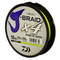 NYLON DAIWA NEW JBRAID 4X 80 LB 300 YDS FLUORESCENT YELLOW