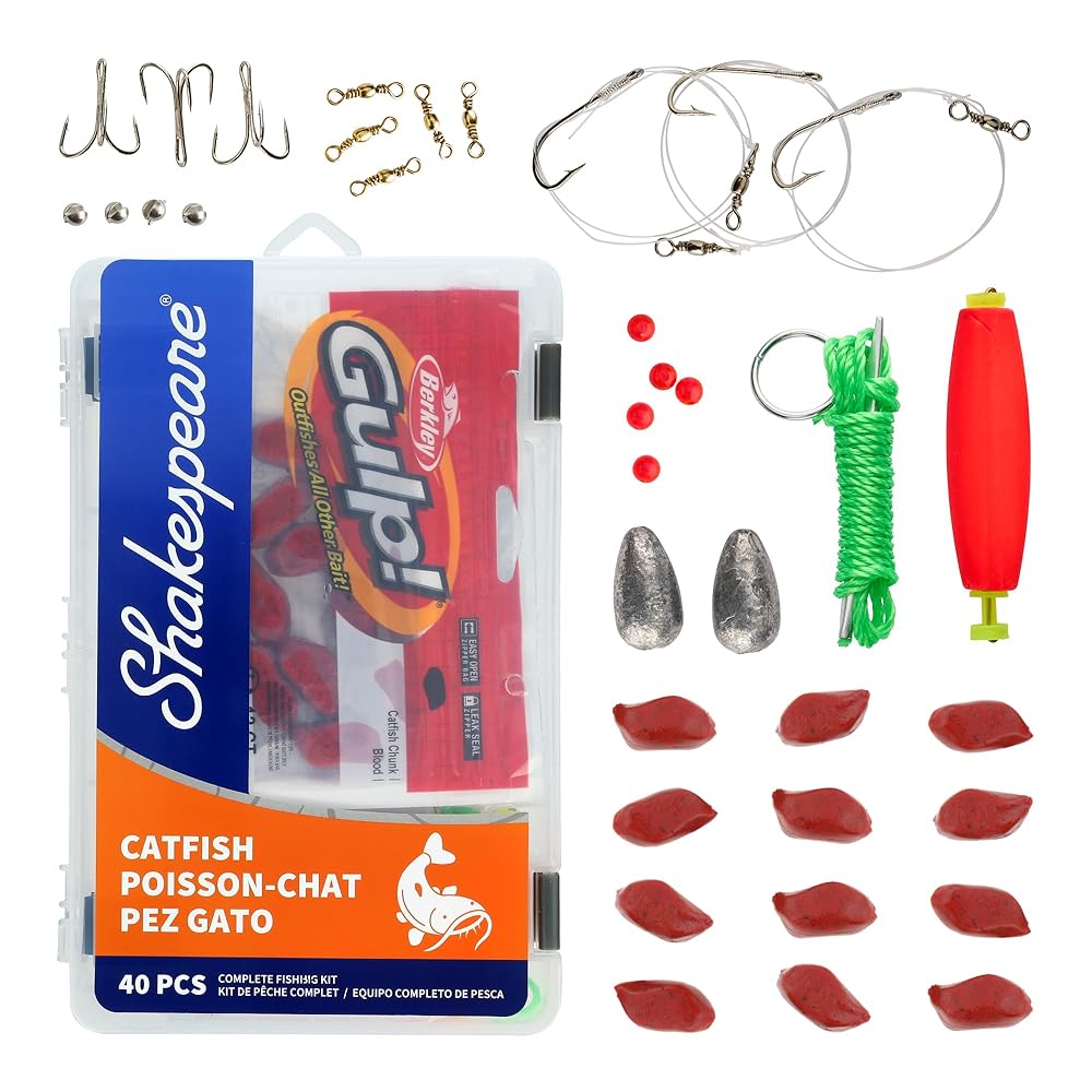 COMBO: CAÃ‘A Y MOLINETE SHAKESPEARE CATCH UGLY FISH USCUFSPLAPO LAKE POND 30 2