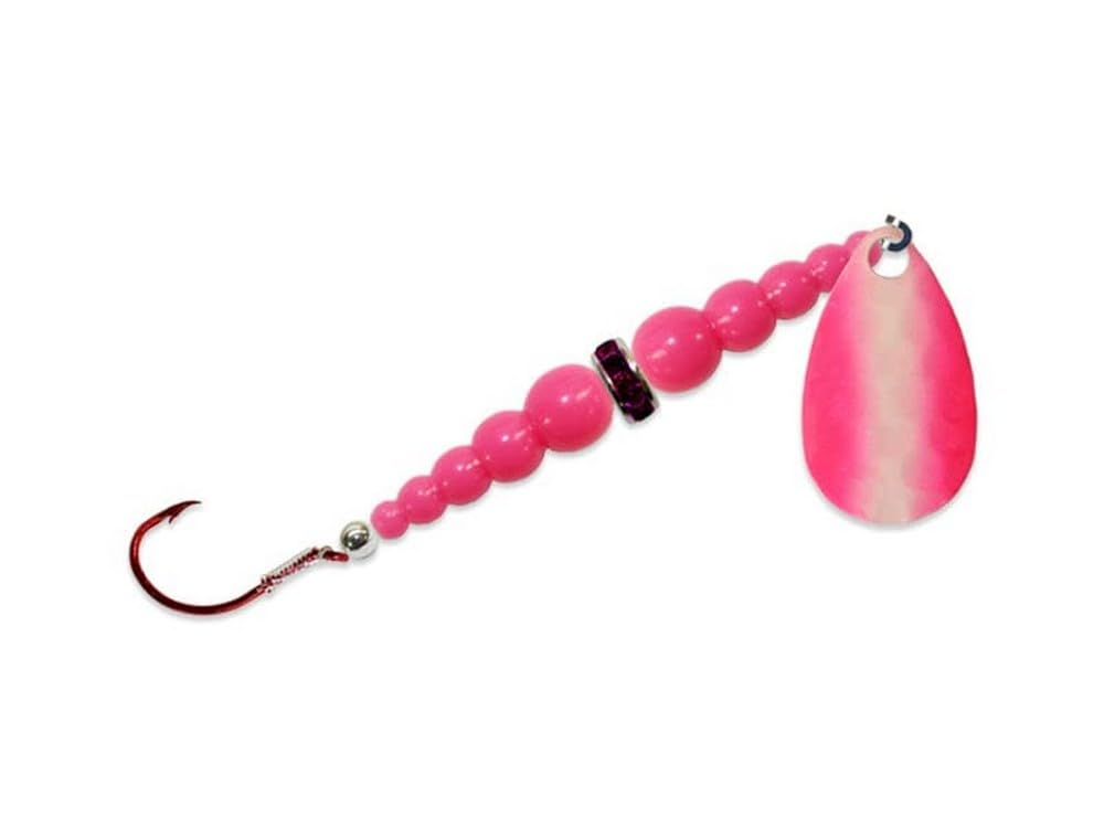 CUCHARA MACK S LURE 08801 WEDDING RING UV SPINNER, #6 HOOK, 48 LEADER"