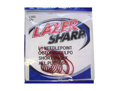 Anzuelo Eagle Claw Lazer Sharp Hook L1rg-1/0 Qty8