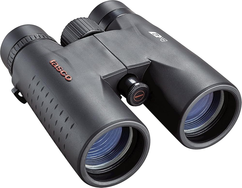 BINOCULARES SIMMONS 897842R VENTURE BINOCULAR 8X42 BLACK ROOF FMC, STRAP, CASE