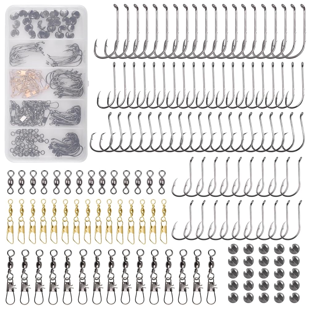 ANZUELOS - KIT DIAL PACK HOOK SINKER & SWIVEL