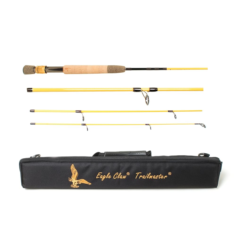 CAÃ‘A COMBO EAGLE CLAW BRBE662MS BLACK EAGLE 6-6 2PC MED SPIN W/30SZ