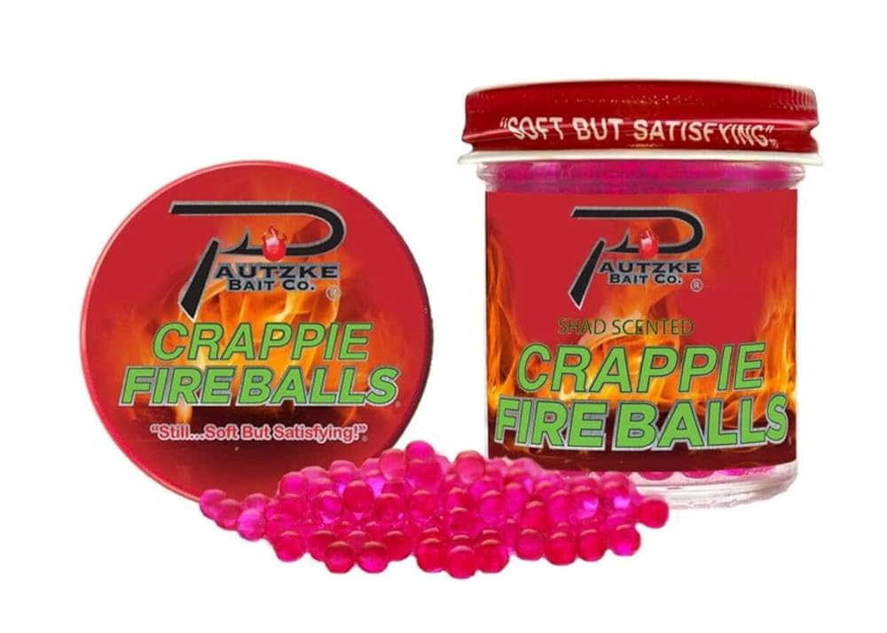 ATRAYENTE PAUTZKE PCR/FBLS/PNK CRAPPIE FIRE BALLS PINK 1.35OZ