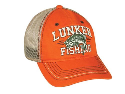 Gorra Outdoor Cap Pesca Naranja/malla Bas-101