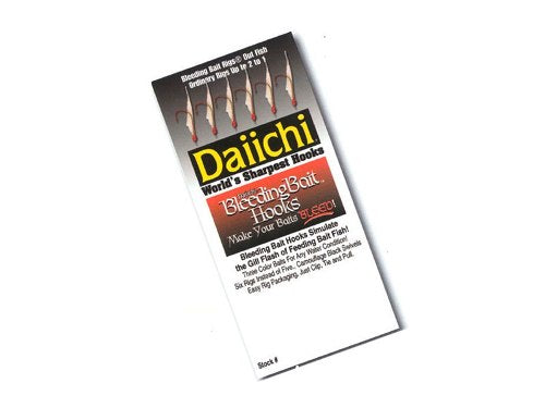 Porta Carnada Con Anzuelo Daiichi D03r-w-4 Qty  6