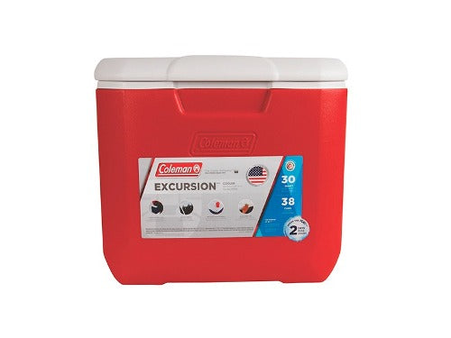 Hielera Coleman 30qt Excursion Rojo 3000002001