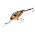 SEÃ‘UELO YO-ZURI 3DB DEEP CRANK (F) 70MM 2-3/4 PRISM GOLD BLACK FLOATING DIVER 2