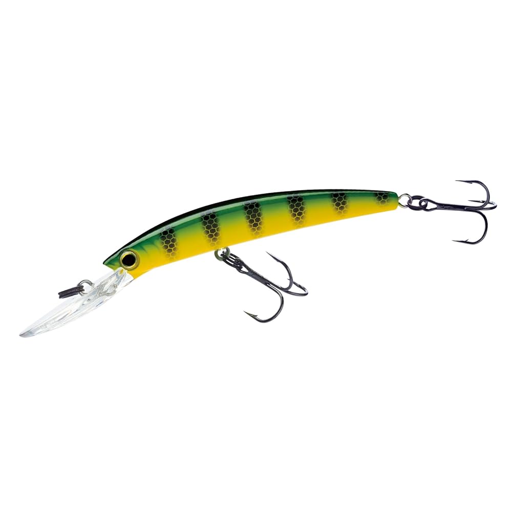 SEÃ‘UELO YO-ZURI CRYSTAL MINNOW DEEP DIVER WALLEYE (F) 90MM 3-1/2 BLUE CHROME FL
