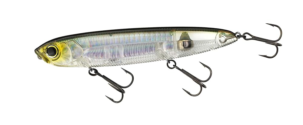 SEÃ‘UELO YO-ZURI 3DB PENCIL (F) 125MM 5 PRISM CHARTREUSE SILVER TOPWATER 5 7/8OZ