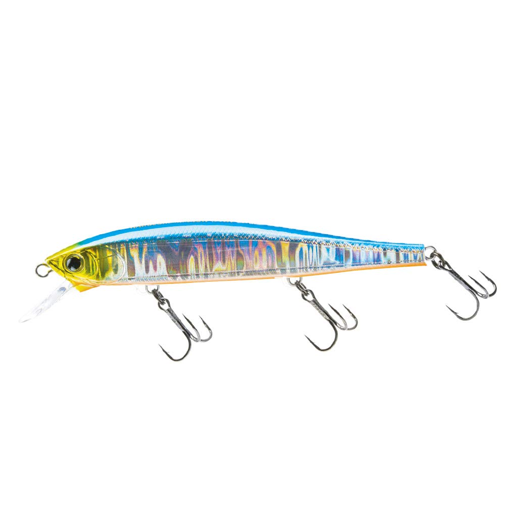 SEÃ‘UELO HARDCORE MINNOW FLAT 95F 95MM 3-3/4 BLUE SHINER FLOATING 3-3/4 3/8OZ
