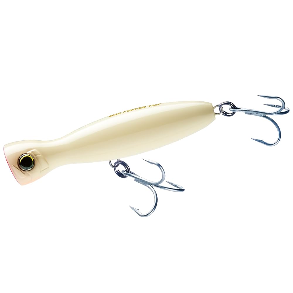 SEÃ‘UELO YO-ZURI MAG POPPER (F) 130MM 5-1/4 YELLOW TOPWATER 5-1/4 1-3/4OZ