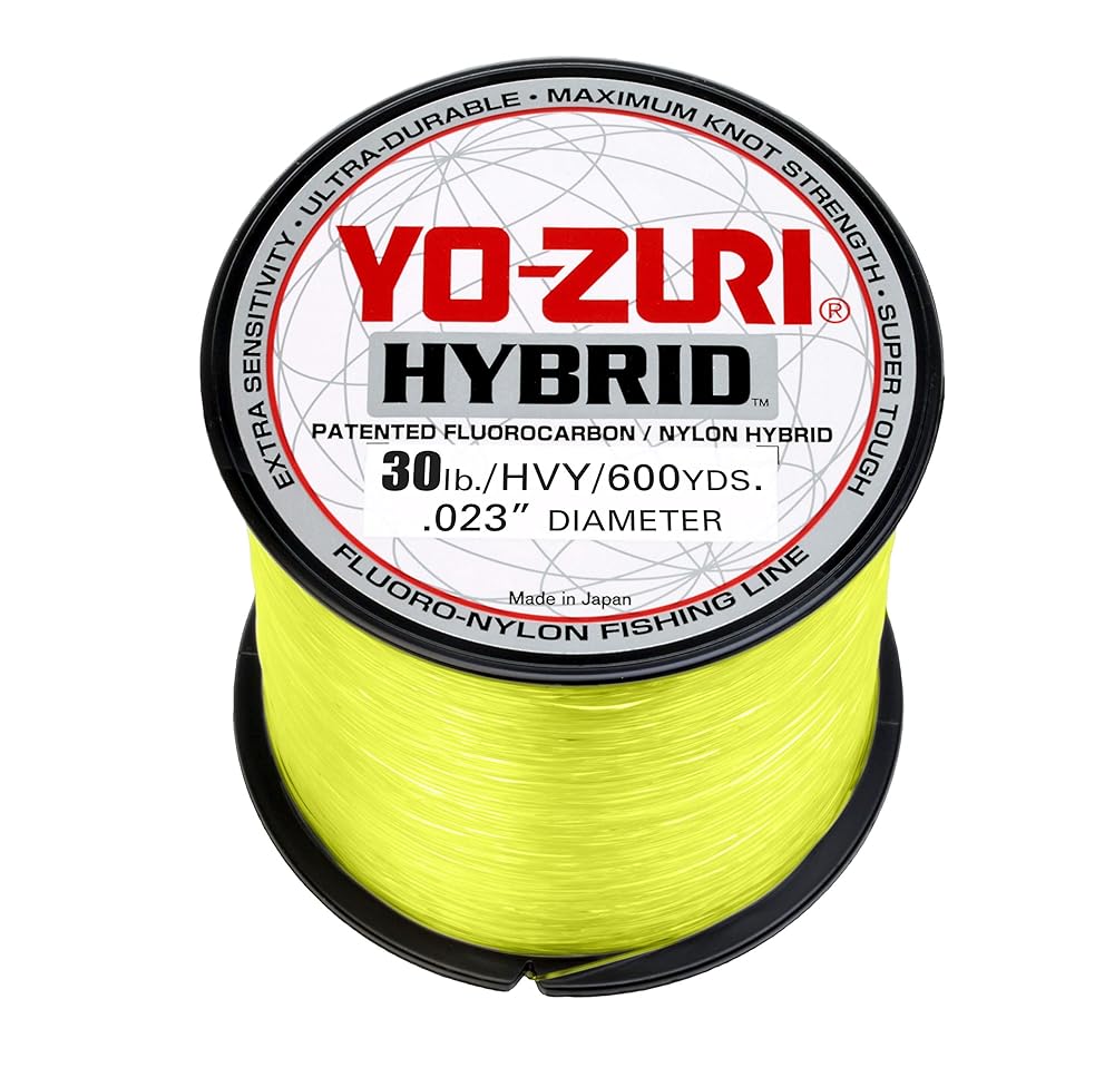 SEDAL O NYLON YO-ZURI HYBRID HIGH VIS YELLOW 600YD 30LB