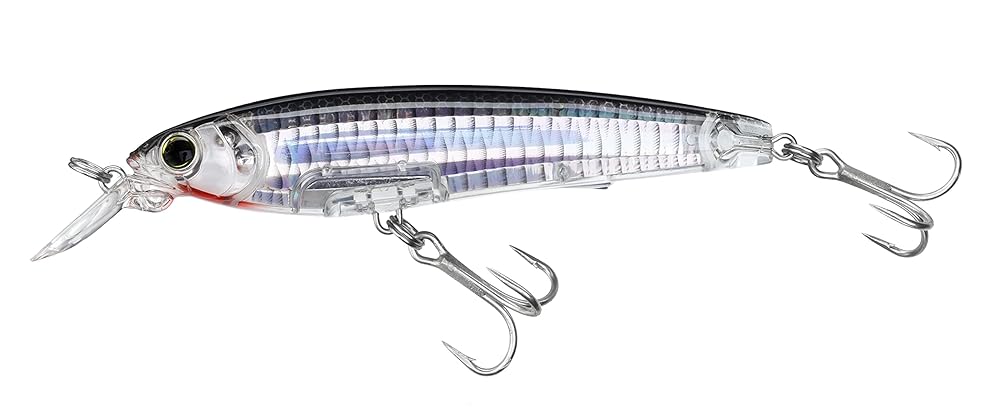 SEÃ‘UELO YO-ZURI 3D INSHORE FINGERLING (SP) 100MM 4 SILVER BLACK SUSPENDING 4 5/8