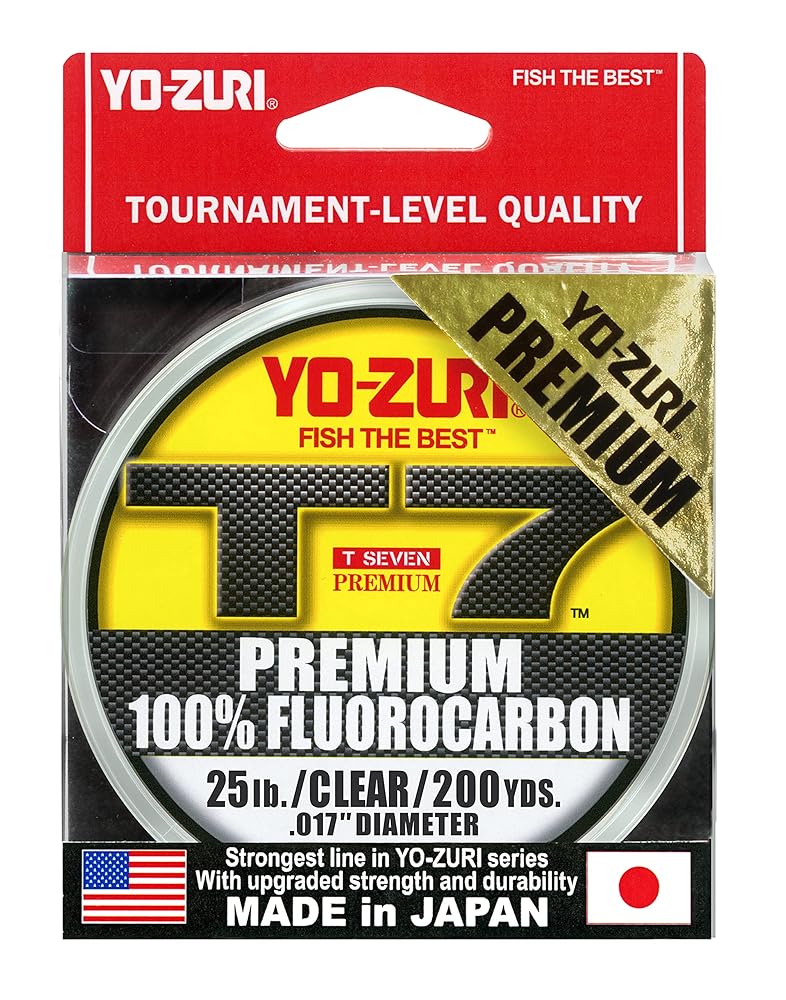 SEDAL O NYLON YO-ZURI T-7 PREMIUM FLUOROCARBON 25LB 200YD CLEAR 25LB 0,435 0,017