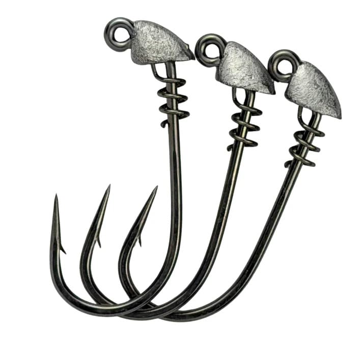 ANZUELO CALCUTTA CUJH0216-2 ULTRA JIGHEAD 1/16 OZ, SZ 2 HOOK, YELLOW, 5/PACK