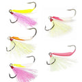 ANZUELO CALCUTTA CPJ1014-10 NYLON POMPANO JIG, 1/4 OZ, CHARTREUSE TAIL
