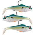 SEÃ‘UELO SEA STRIKER SSWMSHD4-02 4 RIGGED SWIM SHAD 4 PACK