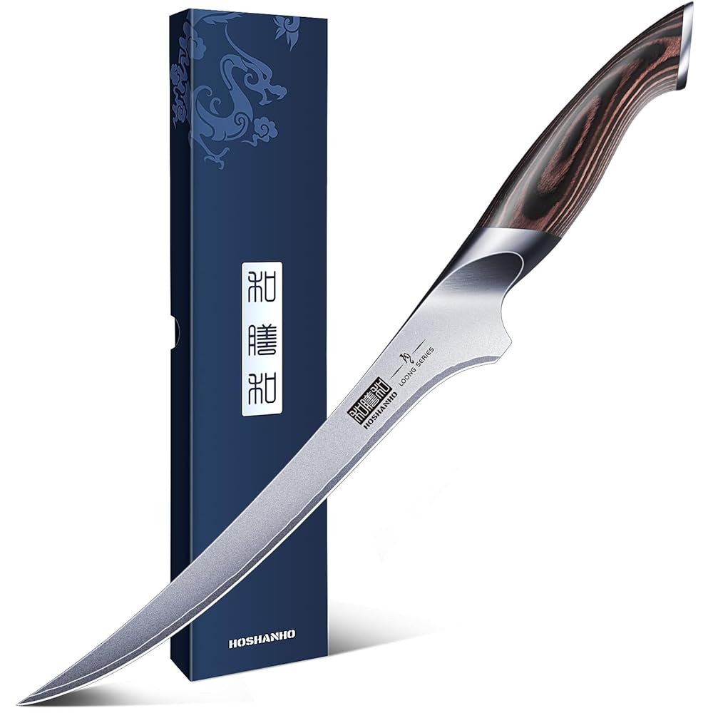 CUCHILLO CALCUTTA CDFK6G-18 GOLF STYLE GRIP 6 FILLET KNIFE WITH SHEATH 18 PACK