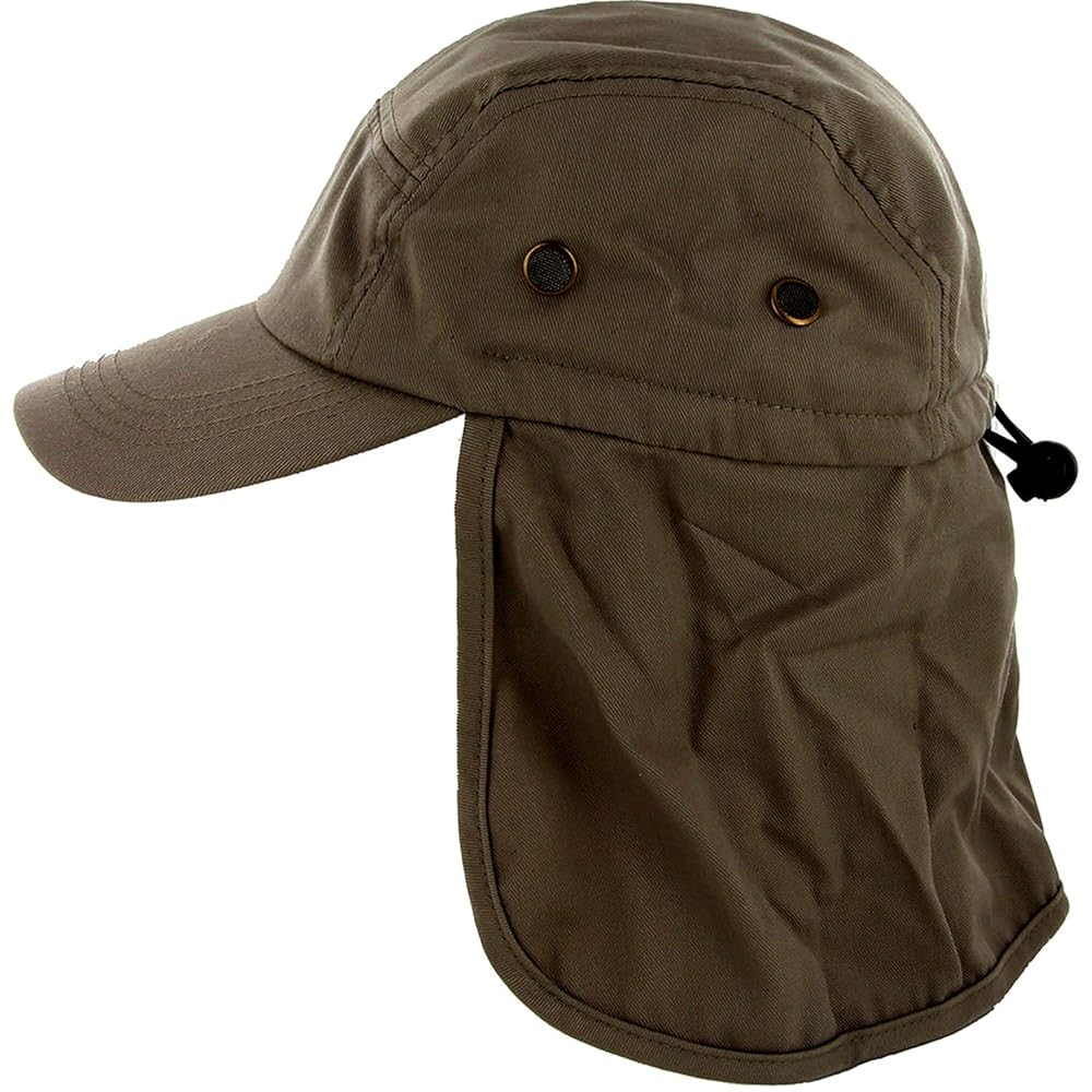 GORRA PESQUERA FALDON FIJO CAQUI FUERTE JA-16156+F34