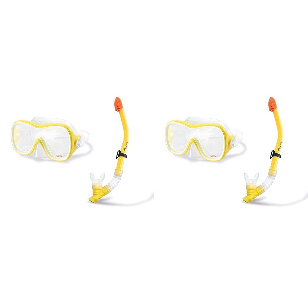 CARETA INTEX 55647E MASK/SNORKEL SET WAVE RIDER