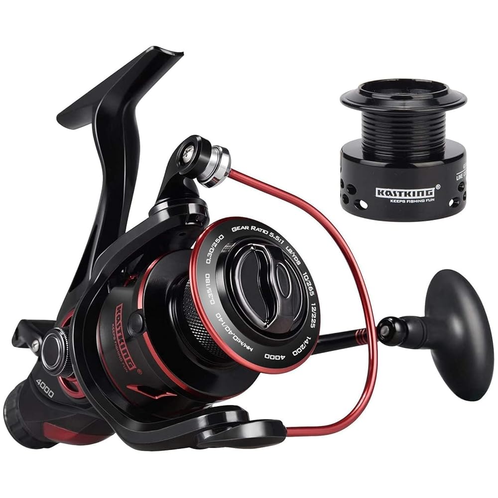 MOLINETE TICA EC4000 EZI CAST 4000 SPIN FRONT DRAG REEL, 10.9OZ.,3 BALL