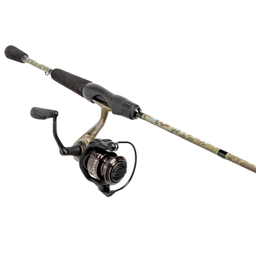 CAÃ‘A COMBO LEWS AHC4070M2 AMERICAN HERO CAMO SPEED SPIN SPINNING COMBO,40SZ, 7