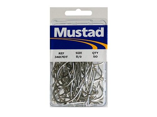 Anzuelo Mustad N8/0 3407dt Qty50