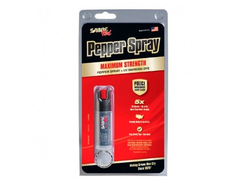 Spray Pimienta Llavero Negro Kr-14-oc Saber Red