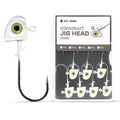 ANZUELO SEA STRIKER SSCJ15-WW BUGEYE JIG, 1 1/2 OZ, WHITE HEAD/WHITE TAIL, MYLAR