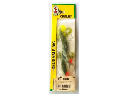 Carnada Creme 6l54-3 Lizard Pre-rigged