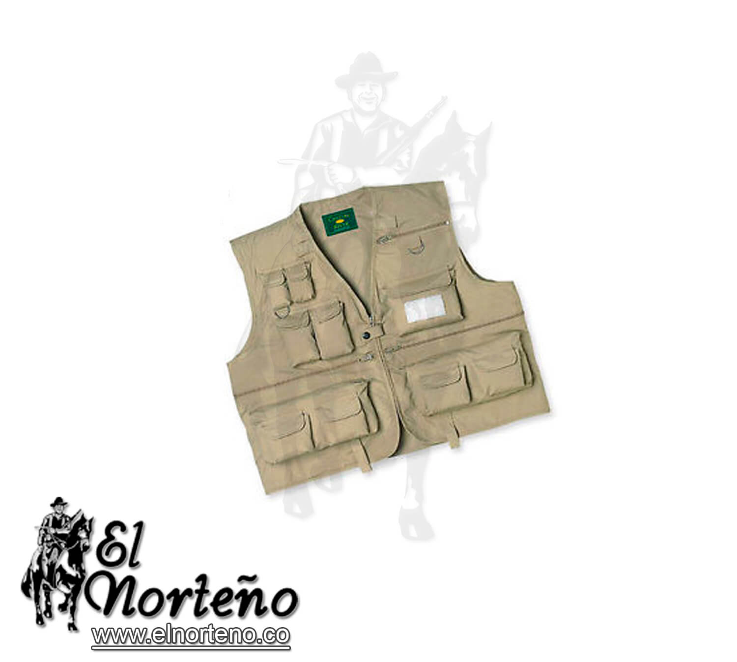 CHALECO PESCA CRISTAL RIVER TALLA L
