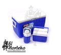 COMBO HIELERA 54QT AZUL COLEMAN