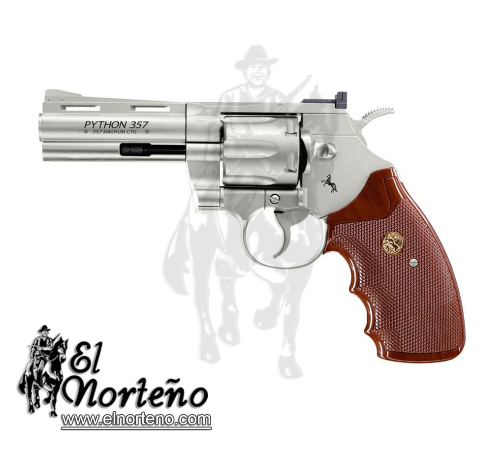 REVOLVER COLT PYTHON 357 NICKEL