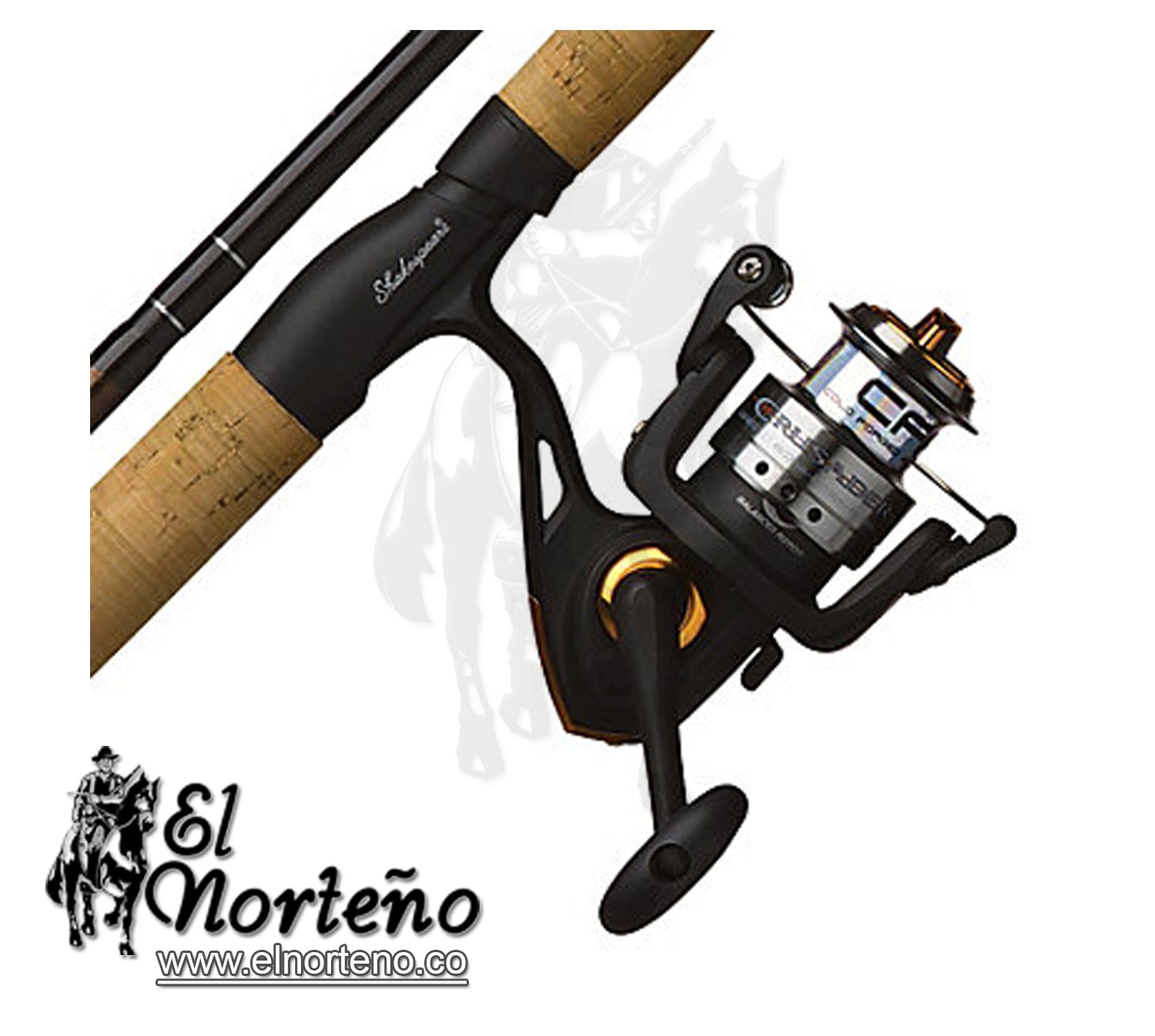 COMBO CAÑA SHAKESPEARE SPINNING CRUSADER CRUS2550CBO