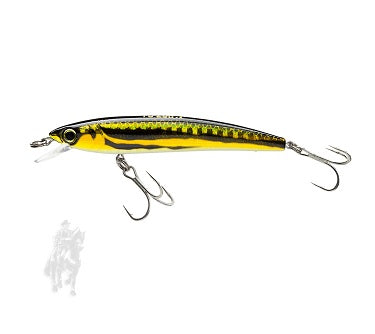 SEÑUELO  YO-ZURI PINS MINNOW (S) 70MM 2-3/4" GOLD FLAME F1165-M37