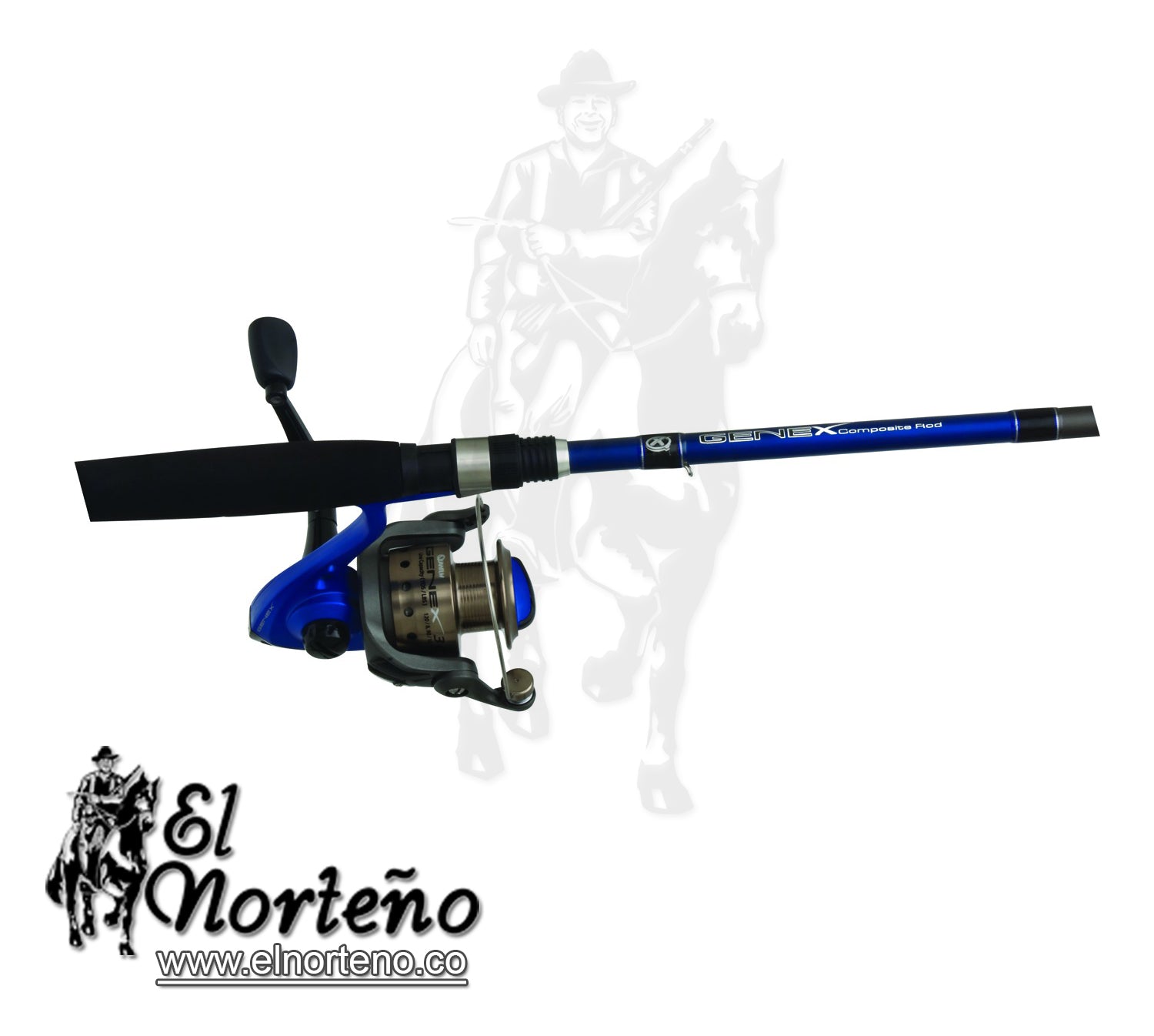 COMBO CAÑA SPINNING QUANTUM GENEX-30702M