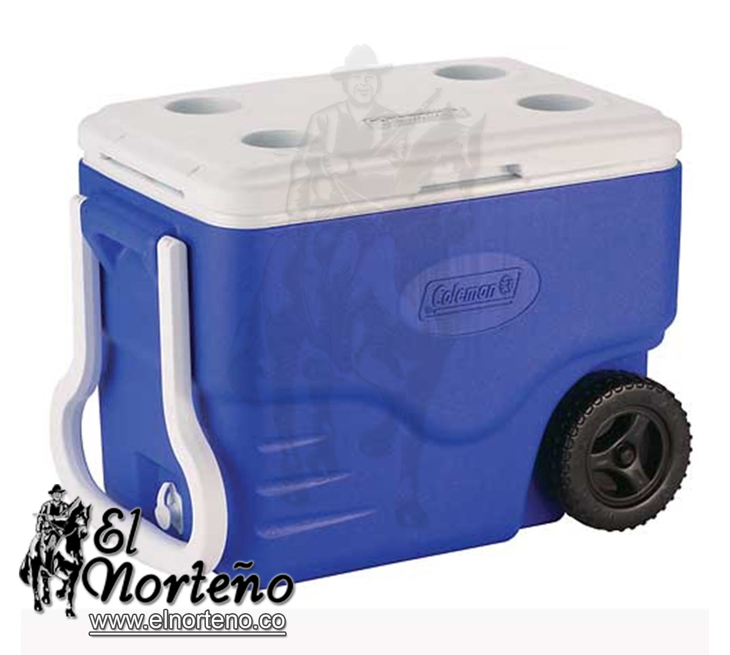 HIELERA COLEMAN 40QT CON RUEDAS