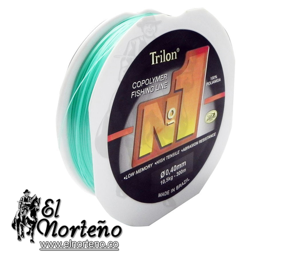 NYLON TRILON N1 300MTS CAL. 0.50MM VERDE