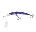 SEÑUELO  YO-ZURI CRYSTAL MINNOW DEEP DIVER WALLEYE 90MM 3-1/2" MIDNIGHT R1205 MN