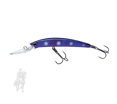 SEÑUELO  YO-ZURI CRYSTAL MINNOW DEEP DIVER WALLEYE 90MM 3-1/2" MIDNIGHT R1205 MN