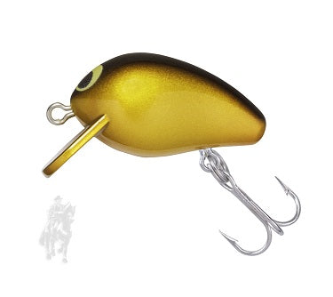 SEÑUELO  YO-ZURI SNAP BEANS (S) 25MM 1" GOLD BLACK R1217-GBL